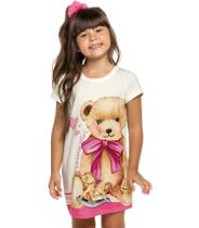Camisola Infantil Lovely Girl Trick Nick Bege - TRICK NICK PIJAMA