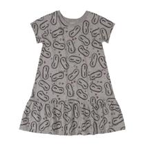 Camisola Infantil Manga Curta Cinza Quimby Camisola Infantil Manga Curta Cinza Quimby