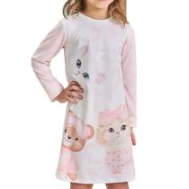 Camisola Juvenil Feminina Kukiê ML Friends Malha Off White