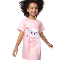 Camisola Juvenil Feminina Manga Curta Teen Gata Fada Puket 030502188 Camisola Juvenil Feminina Manga Curta Teen Gata Fada Puket 030502188