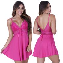 Camisola Leide sem Bojo de Microfibra Light e Renda Feminino Camisola Leide sem Bojo de Microfibra Light e Renda Feminino
