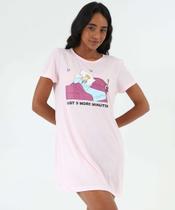 Camisola Listrada Bela Adormecida Disney Rosa-72046 Camisola Listrada Bela Adormecida Disney Rosa-72046