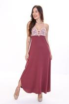 Camisola Longa com Renda Noite Nupcias Decote em V Camisola Comprida Luxo linha noite elegante Sensual Camisola Longa com Renda Noite Nupcias Decote em V Camisola Comprida Luxo linha noite elegante Sensual