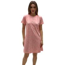 Camisola Lua Encantada Básica Manga Curta Feminina Camisola Lua Encantada Básica Manga Curta Feminina