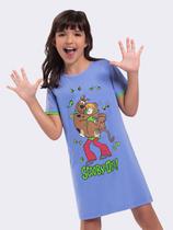 Camisola Manga Curta Infantil Scooby-Doo Mistery Brilha no Escuro