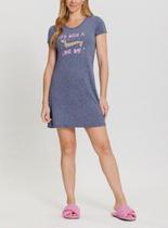 Camisola Manga Curta Mensageira Da Paz 032121C Feminina Estampada Meia Malha T. P/GG Camisola Manga Curta Mensageira Da Paz 032121C Feminina Estampada Meia Malha T. P/GG