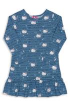 Camisola manga longa Hello Kitty Azul