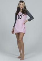 Camisola Manga Longa Teen Conforto Pijama Estampado