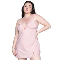 Camisola Plus Size Bella Fiore Estampada Feminina Liganete Com Laço Roupa de Dormir Camisola Plus Size Bella Fiore Estampada Feminina Liganete Com Laço Roupa de Dormir