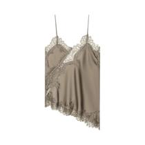 Camisola Preta Assimétrica Com Renda, Sem Mangas E Costas Descobertas Para Mulheres, Verão 2025 Y2K Camisola Preta Assimétrica Com Renda, Sem Mangas E Costas Descobertas Para Mulheres, Verão 2025 Y2K