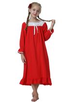 Camisola PUFSUNJJ Lovely Girls Princess Cotton 3-12 anos