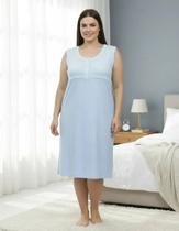 Camisola Regata C/ Pala Estampada Plus Size No 56 Ao 60