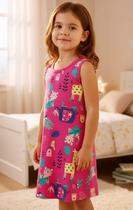 Camisola Regata em Algodão Bichinhos nº 4 Ao 8 Malwee Camisola Regata em Algodão Bichinhos nº 4 Ao 8 Malwee