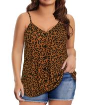 Camisola regata TIYOMI Plus Size para mulheres com alça espaguete Camisola regata TIYOMI Plus Size para mulheres com alça espaguete