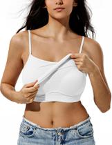 Camisola regata ZeroBound com sutiã de prateleira embutido para mulheres Camisola regata ZeroBound com sutiã de prateleira embutido para mulheres