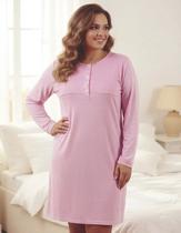 CAMISOLA SENHORA MANGA LONGA PLUS SIZE COM PALA Nº 56 AO 60