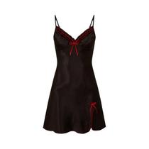 Camisola Sexy Feminina Com Decote Em V E Renda, Confortável E Sedosa, Com Design De Flor Recortada