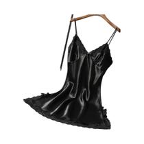 Camisola Sexy Feminina de Renda e Seda - Lingerie para Noite de Núpcias