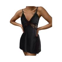 Camisola Sexy Feminina de Renda - Sem Costas, Gola Baixa e Cor Pura