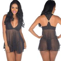 Camisola Sexy Safira Preta Pimenta Sexy - Camisola Sensual Camisola Sexy Safira Preta Pimenta Sexy - Camisola Sensual