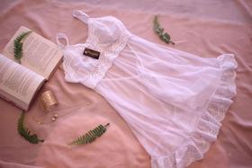 Camisola tule renda branca