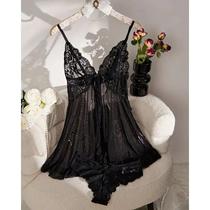 Camisola Verde Escura Com Alças, Roupa De Dormir Transparente E Macia, Conjunto De Pijamas Sexy plus