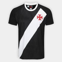 Camissta Braziline Vasco Principia Masculina - Preto/Branco Camissta Braziline Vasco Principia Masculina - Preto/Branco