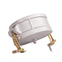 Camlock Fitting Quafwia Aluminium 4", peça DC com alça de latão Camlock Fitting Quafwia Aluminium 4", peça DC com alça de latão