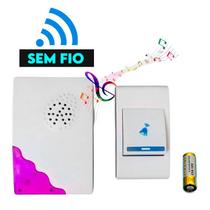 Campainha A Pilha Sem Fio (Wireless) 36 Toques