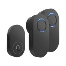 Campainha À Prova d'Água De 120dB Com Alimentação Própria, 60 Toques, Alcance De 250M, Plugue EU,