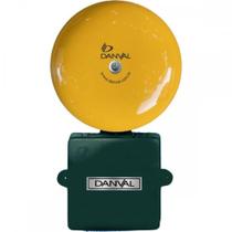 Campainha Alarme Danval Profissional 6'' Bateria Externa Amarela Bivolt Ca02.10 Campainha Alarme Danval Profissional 6'' Bateria Externa Amarela Bivolt Ca02.10