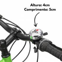 Campainha Buzina Trim Trim Cromada P/ Bike I Love My Bike Campainha Buzina Trim Trim Cromada P/ Bike I Love My Bike