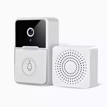 Campainha C/ Câmera Wifi S Fio Inteligente Interfone C Áudio Campainha C/ Câmera Wifi S Fio Inteligente Interfone C Áudio