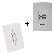 Campainha com Interruptor Residencial de Embutir em Caixa 4x2" Bivolt Campainha com Interruptor Residencial de Embutir em Caixa 4x2" Bivolt