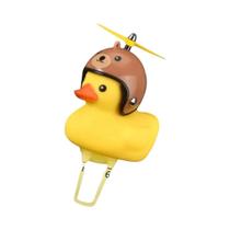 Campainha De Bicicleta LED Em Formato De Pato De Borracha Amarelo Com Som Alto E Claro, Brinquedo E Campainha De Bicicleta LED Em Formato De Pato De Borracha Amarelo Com Som Alto E Claro, Brinquedo E