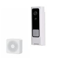 Campainha de vídeo remota sem fio inteligente Campainha visual inteligente para casa, áudio bidirecional, detecção de movimento, hd Night Vision Wifi porta de segurança recarregável Campainha de vídeo remota sem fio inteligente Campainha visual inteligente para casa, áudio bidirecional, detecção de movimento, hd Night Vision Wifi porta de segurança recarregável