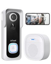 Campainha de vídeo sem fio iEGeek J9 1080P FHD com Chime e Alexa