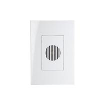 Campainha Eletrônica MarGirius Sleek 2 Tons com Placa 4x2 Branca Bivolt