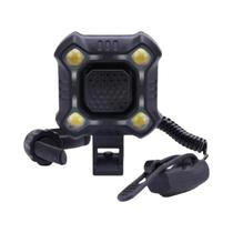 Campainha Eletrônica Para Bicicleta MTB Tipo-C Recarregável Luz De Advertência Para Segurança