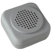 Campainha Eletrônica Quadrada de Sobrepor Cinza Claro Bivolt 127/220V - CE02.1 - DANVAL