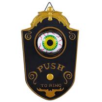 Campainha Halloween Olho Mágico com Som e Luz