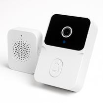 Campainha Inteligente Sem Fio com Câmera HD, Visão Ao Vivo e Conexão Wi-Fi Campainha Inteligente Sem Fio com Câmera HD, Visão Ao Vivo e Conexão Wi-Fi