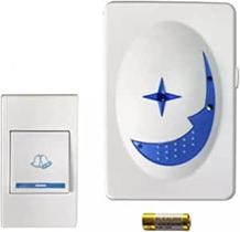 Campainha Inteligente Sem Fio Prova De Água Wifi 100 Metros residencial eletrônica c/ 32 toques bivolt plug play longo alcance - DRSCKN