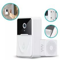 Campainha Interfone Inteligente Camera E Audio Wifi Sem Fio