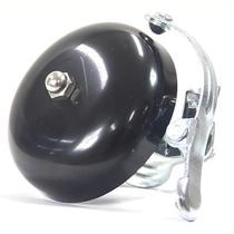 Campainha Logan em alumínio 54 mm preta e prata Campainha Logan em alumínio 54 mm preta e prata