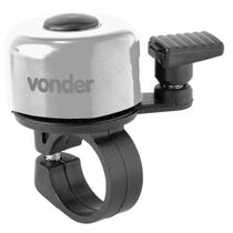 Campainha para Bicicleta Tipo Sino Prata Vonder