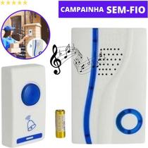 Campainha Residencial Sem Fio 50 Á 100 Metros 32 Toques