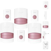 Campainha Sem Fio 3 Pontos Volume Ajustável Plug Tomada Uso Externo Longo Alcance