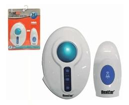 Campainha sem Fio 36 Toques Profissional Interna e Externa Resistentte a Agua e Chuva 80m com Sinaliador Led Bivolt Campainha sem Fio 36 Toques Profissional Interna e Externa Resistentte a Agua e Chuva 80m com Sinaliador Led Bivolt