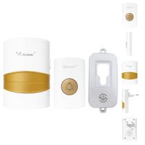 Campainha Sem Fio A Prova DÁgua Kit Completo Com Bateria E Protetor Inclusos